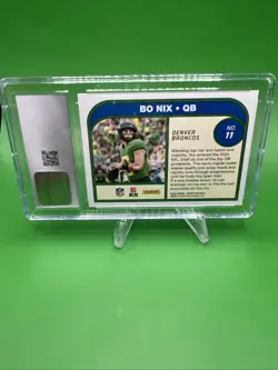 2024 Panini Score - ROOKIE - Denver Broncos - Protential - Bo Nix #11 CGC 9 MINT - Image 3