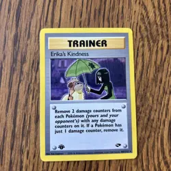 1st Edition Erika’s Kindness Rare 103/132 - Gym Challenge - Near Mint - Image 1