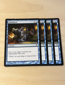 MTG - Ghostform - Avacyn Restored #56- Playset (X4) - Image 1