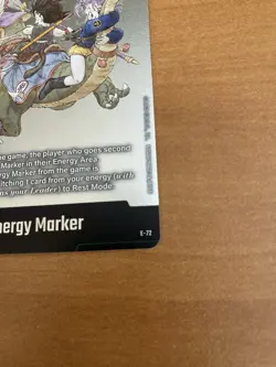 Energy Marker Silver E-72 Fusion World Dragon Ball Card SB02 English Bandai NM - Image 3