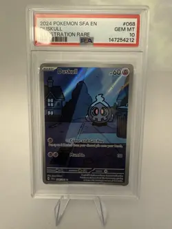 Pokemon TCG Duskull Illustration Rare Card Shrouded Fable 068/064 PSA 10 - Image 1