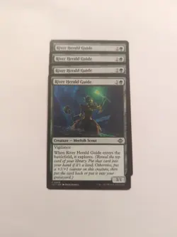 (4) River Herald Guide *PLAYSET* The Lost Caverns of Ixalan Regular NM MTG - Image 1