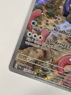 Wugtrio Paldean Fates Holo Illustration Rare Pokemon TCG Card 224/091 Full Art - Image 5