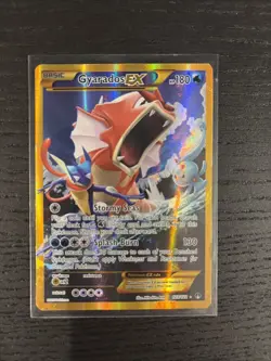 Pokemon Gyarados EX TCG 123/122 XY Breakpoint 2016 Secret Holo Rare Card - Image 1