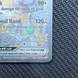 Pokemon Alakazam ex Special Art Rare 201/165 151 Full Art Holo English Card - Image 4