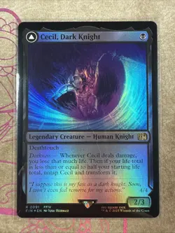 MTG Cecil, Dark Knight Final Fantasy #0091 FOIL - Image 1
