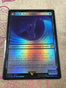 MTG Cecil, Dark Knight Final Fantasy #0091 FOIL - Image 4