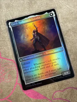MTG Cecil, Dark Knight Final Fantasy #0091 FOIL - Image 5