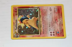 Pokemon: Typhlosion Neo Genesis 17/111 Holo Half Swirl - Vintage Rare Foil Card - Image 3