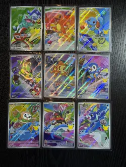 First Partner Illustration Collection Full Set 9 Cards Mint Pack Fresh Pokemon - Image 3