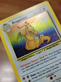 LP Dragonite 4/62 Fossil Holo Pokemon Card - Image 2