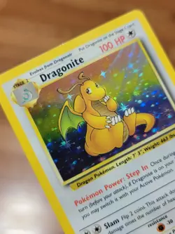 LP Dragonite 4/62 Fossil Holo Pokemon Card - Image 3