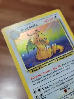 LP Dragonite 4/62 Fossil Holo Pokemon Card - Image 4