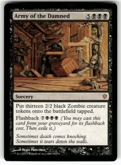 Army of the Damned 69 Mythic Commander 2013 Magic: The Gathering Lightly Played - Image 1