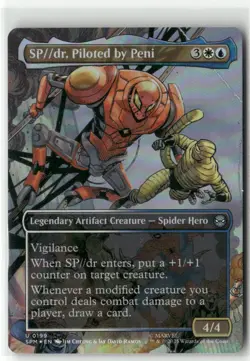 MTG SP//dr, Piloted by Peni 0199 Foil (Borderless) Marvel's Spider-Man NM SPM - Image 1