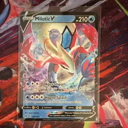 Pokemon Milotic V Ultra Rare Holo Swsh02 Rebel Clash Basic 210 HP 043/192 ENG - Image 1