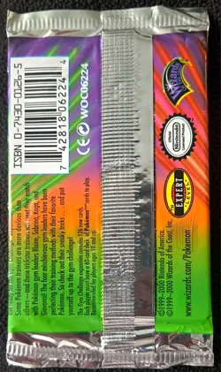 Pokemon Gym Challenge 1st Edition Vintage Booster Pack 1999-2000 New Sealed - Image 2