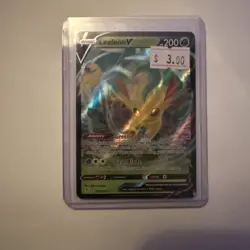 Pokemon TCG: Leafeon V 007/203 Ultra Rare - Evolving Skies - NM - Image 1