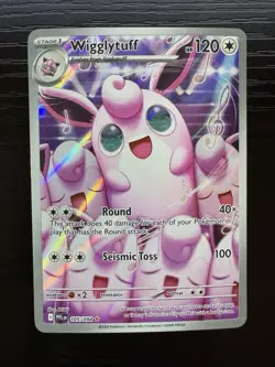 Pokemon TCG Phantasmal Flames - Wigglytuff 105/94 Illustration Rare IR Full Art - Image 1