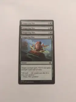 (4) Staggering Size *PLAYSET* The Lost Caverns of Ixalan Regular NM MTG - Image 1