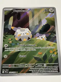 Pokemon: Togedemaru Illustration Rare 104/094 Phantasmal Flames Full Art ⭐ - Image 2