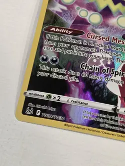 2022 Pokemon SWSH Lost Origin Spiritomb Trainer Gallery #TG09/TG30 - Image 3