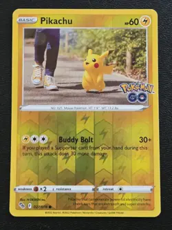 Pikachu 027/078 Pokemon GO Reverse Holo - Image 1