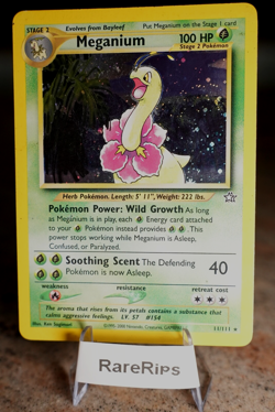 Meganium 11/111 Neo Genesis Vintage Holo - Pokemon TCG - Image 1