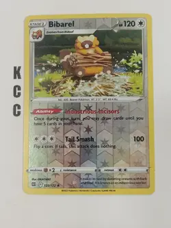Bibarel 121/172 Brilliant Stars Reverse Holo Pokemon TCG - Image 1