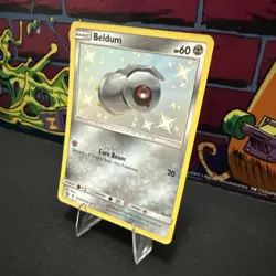 Pokemon Beldum Shiny Holo Rare Holo Hidden Fates: Shiny Vault SV30/SV94 NM - Image 3