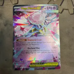 Pokemon Mega Diancie EX Holo 041/094 Phantasmal Flames 270 HP 120 Attack - Image 1