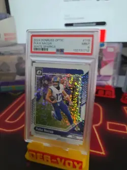 2024 Donruss Optic 115 Puka Nacua White Sparkle Psa 9 - Image 2