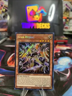 Yu-Gi-Oh! TCG Star Ryzeal Secret Rare Alliance Insight ALIN-EN022, 1st Edition - Image 1