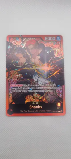 Shanks OP09-001 Leader - One Piece TCG - Starter Deck 23 Foil Near-Mint English - Image 1