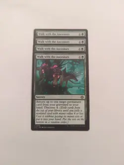(4) Walk with the Ancestors *PLAYSET* The Lost Caverns of Ixalan Regular NM MTG - Image 1