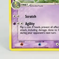 Pokemon Grovyle 19/100 Crystal Guardians Non Holo Vintage Card NM - Image 5