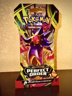 Pokemon TCG Perfect Order Booster Pack Factory Sealed Blister Pack Pokemon Cards - Image 1