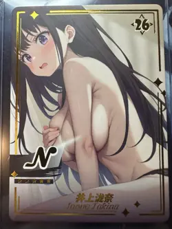 Takina Inoue Lycoris Recoil Genki Parade N 26 Anime Waifu Trading Card Goddess - Image 1