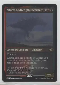 Etched Foil - Zilortha Strength Incarnate Magic: Commander Masters CMM #0599 - Image 1