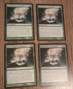 x4 Khalni Heart Expedition MTG Zendikar 2009 #167 Lightly Played - Image 1