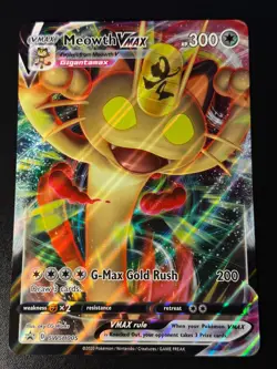 Meowth VMAX SWSH005 Pokemon Oversized Jumbo - Image 1