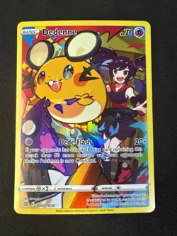 Dedenne TG07/TG30 Swsh09: Brilliant Stars Trainer Gallery Holo Pokemon - Image 1