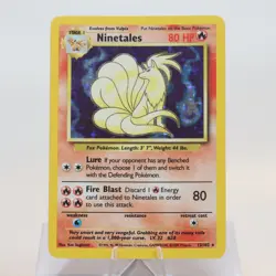 Pokemon TCG - Ninetales 12/102 Base Set Holo Rare WOTC - EXC - Image 2