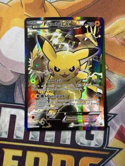 Pikachu EX - XY124 - Pokemon XY Promo Ultra Rare Card - Image 1