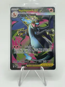 Pokemon TCG Mega Charizard X Ex 109/094 Me02: Phantasmal Flames Holo Ultra Rare - Image 1