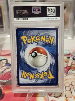 2017 POKEMON MEGA POWERS COLLECTION PROMO #55A FULL ART/M LUCARIO EX PSA 8 - Image 3