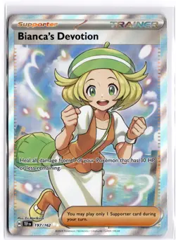 Pokemon TCG Bianca's Devotion (Full Art)197/162 Sv05: Temporal Forces Ultra Rare - Image 1