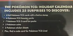Pokemon TCG 2025 Holiday Calendar Box Sealed New Advent Calendar E2 - Image 4