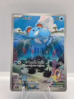 Marill 204/193 Illustration Rare Paldea Evolved Pokemon NM - Image 1