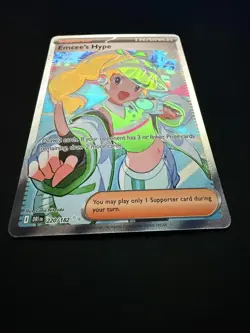 Emcee's Hype 220/182 Destined Rivals Full Art Trainer Holo Pokemon Ultra Rare NM - Image 3